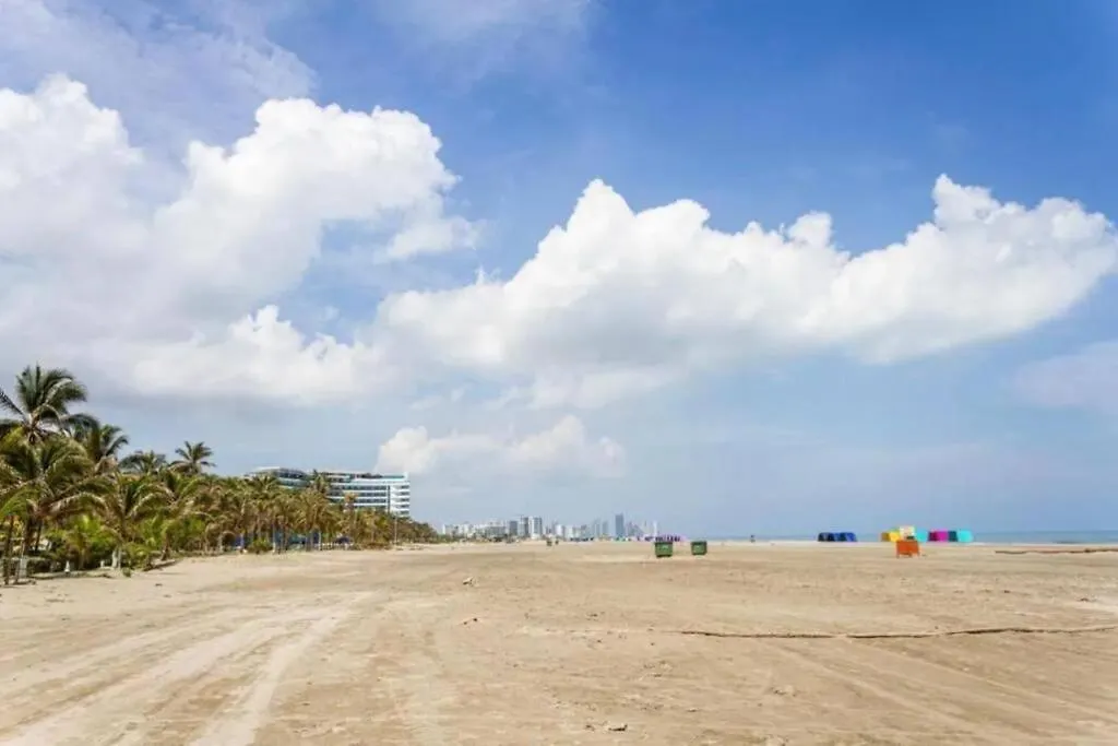 Zona Morros Cartagena Apto 2 Hab Con Jacuzzi Y Terraza Bbq, Wifi Y Frente A La Playa Apartment